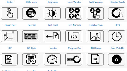 The Quick Demo Video of Popular Widgets for GUI Design Software