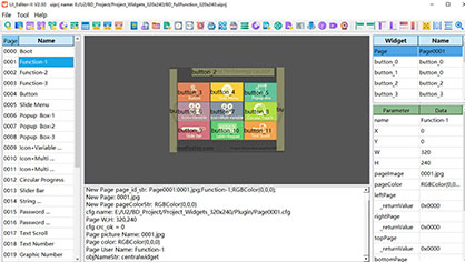 HMI Display Project for a Complete Functional Demo in 320x240