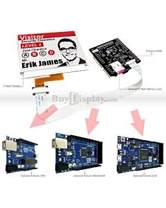 Connect Red 4.2 inch e-Paper Display Panel to Arduino