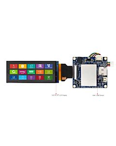 3.4 inch 412x960 Bar Type HMI Display Intelligent Smart UART TFT LCD