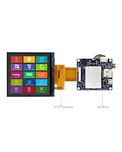 3.4 inch Square HMI Display 480x480 Intelligent Smart UART TFT LCD