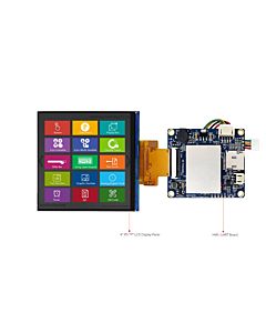 4 inch Square HMI Display 480x480 Intelligent Smart UART TFT LCD