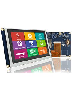 5 inch 800x480 HMI Intelligent Smart UART SPI Touch IPS TFT LCD Display