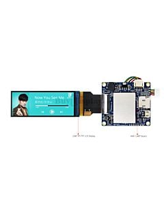 2.86 inch 376x960 Bar Type HMI Display Intelligent Smart UART TFT LCD
