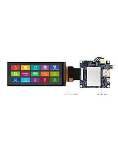 3.99 inch 400x960 Bar Type HMI Display Intelligent Smart UART TFT LCD