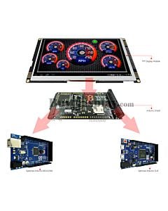 7 inch Arduino Touch Screen Shield SSD1963,Library for Mega Due
