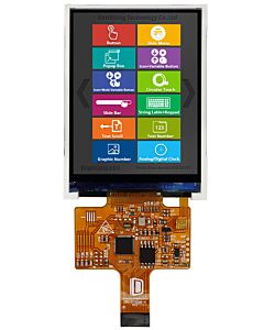 2.8 inch 240x320 HMI Intelligent Smart UART SPI Touch IPS TFT LCD Display