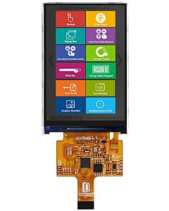 3.5 inch 320x480 HMI Intelligent Smart UART SPI Touch IPS TFT LCD Display