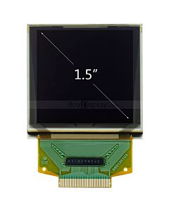 彩色1.5寸OLED显示屏/显示模块/128128/128x128点阵/并串口