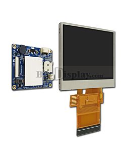 2 inch Square HMI Display 480x360 Intelligent Smart UART TFT LCD