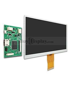 7“ IPS/全视角/1024x600分辨率/显示屏/配套微型HDMI板/可配套树莓派使用