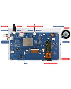 8 inch HMI Intelligent Smart UART SPI Touch 800x480 TFT LCD Display