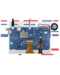 8 inch HMI Intelligent Smart UART SPI Touch 800x600 TFT LCD Display