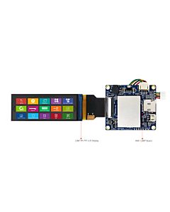 376x960条形HMI 2.86英寸智能显示智能UART TFT LCD