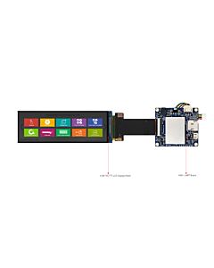 320x960条形HMI 4.58英寸智能显示智能UART TFT LCD