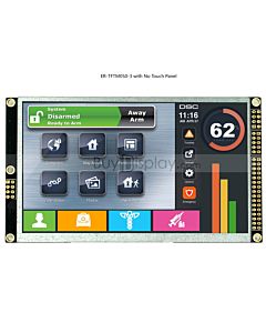 5寸TFT LCD彩色液晶显示屏配RA8875控制板/并串口/可配触摸屏