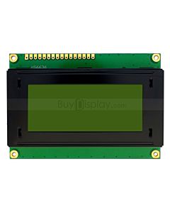 LCD1604/16x4单色字符型LCD液晶显示模块/模组/黄绿底蓝黑字