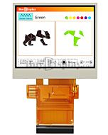 Square 2 inch 480x360 IPS TFT LCD Display SPI+RGB Interface