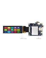 2.86 inch 376x960 Bar Type HMI Display Intelligent Smart UART TFT LCD