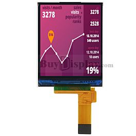 1 inch Round Display TFT LCD Screen 128x115 - Colorful IPS Panel