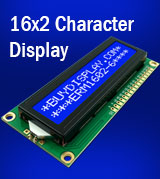 16x2 Character LCD Display
